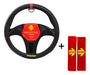 Momo Universal Steering Wheel Cover + Seat Belt Cover Kit 0