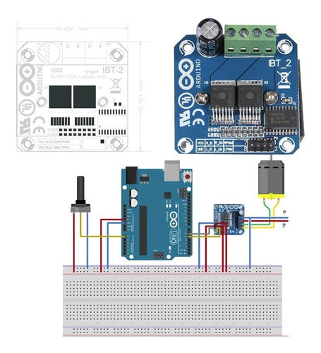Puente H Driver Bts7960 43a Motor Dc Desarrollo Arm Av 4
