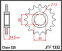 Piñon Jt 1332 Honda Cb 750 Nighthawk 14 Dientes 1