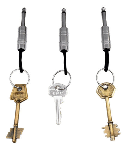 Metallic Keychain Plug Key Holder Amplifier 3 Units 0