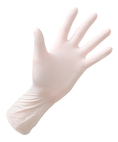 Enepe Guantes De Latex Descartables Resistentes Caja Por 100 Un 1