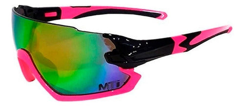 MTI Rider Mirrored Cycling Glasses UV400 20012 0