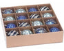 Sea Team 16 Christmas Tree Baubles Dark Blue/Grey 8cm 1