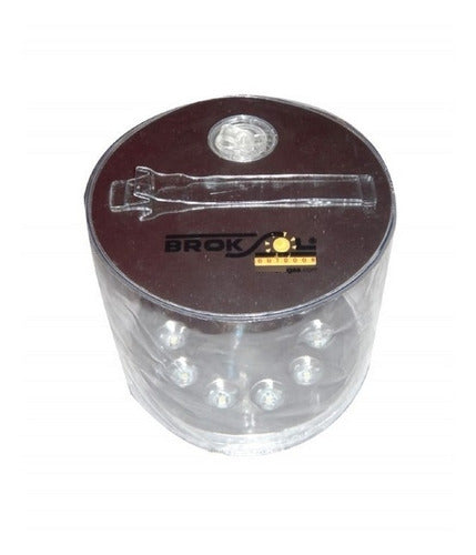 Broksol Inflatable Solar LED Lantern for Fishing, Camping, and Campsites 0