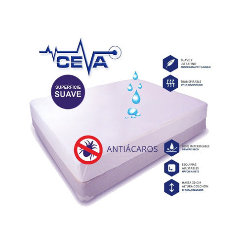 Ceva Waterproof Incontinence Sheet 1 Plaza PVC (0.90x1.90) 2