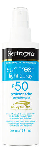 Neutrogena Sun Fresh Light Spray Protector Solar Fps 50 6c 0