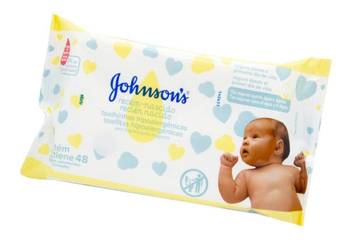 Johnson's Baby Newborn X3 Wet Wipes 48-Count 4