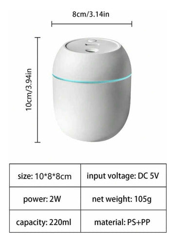 Humificador Usb Con Luces 3