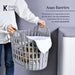 Känn Livet Foldable Plastic Laundry Basket Organizer 3