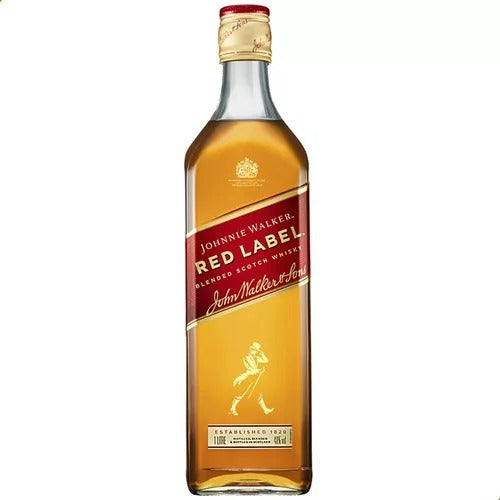 Johnnie Walker Black Label 1l + Red Label 1l.- 1