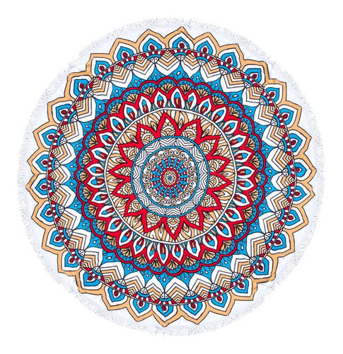 Toalla Redonda Mandalas 0