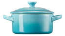 Cacerola Le Creuset Pequeña Cerámica 8 Oz Azul Caribe 1