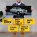 Mercedes Benz 1968 Auto 280 Sel 7 50 Picture 30x80cm 1