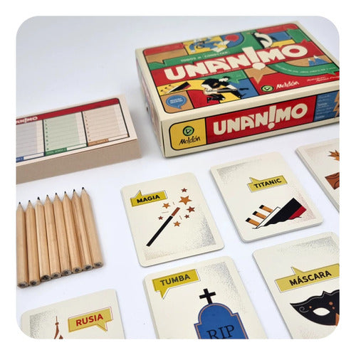 Unánimo Juego De Mesa Maldón Conectar Palabras +8 Años 1