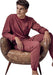 Men's Winter Jacquard Warm Pajama Set - Typical Art 768 2