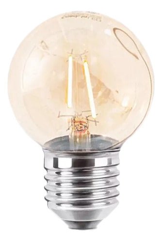 Candela Vintage Filament LED Drop 4W Amber 2