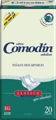 Comodín Extra Large Adult Rectangular Diaper X 80 Units 1