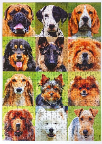 Puzzle Educa Perros 500 Piezas, Giro Didáctico, Envíos 0