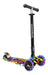 Universal 3 Wheels Graffiti Scooter with Lights - Reinforced, Foldable, Detachable 0