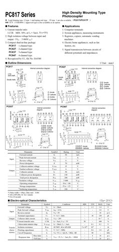 100 Optoacopladores Pc817c Led-trans. 5000v Ctr= 600 2