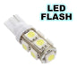 LEDFLASH Lampara Luz De Posicion Flash Estroboscopica 6000k-8000k T10 0