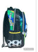 Child School Backpack Soccer Green Blue 1