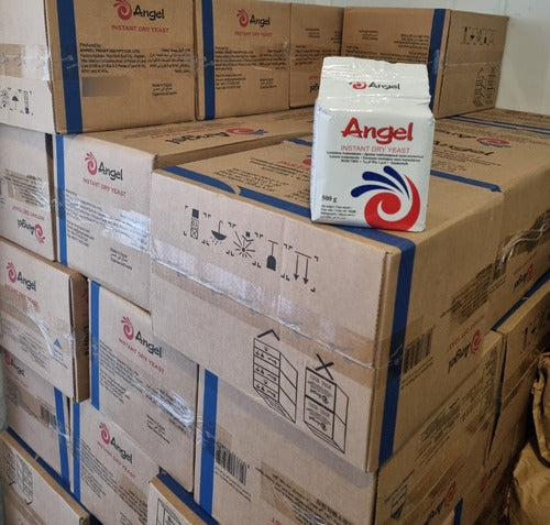 Levadura Seca Angel Caja 20 Paquetes 500 Gramos 10 Kg 1