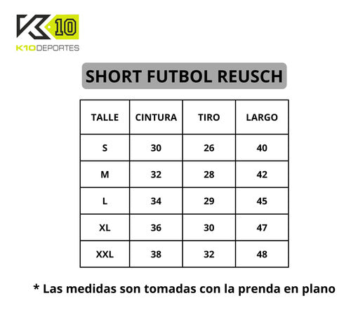 Reusch Soccer Training Gym Sports Shorts 2