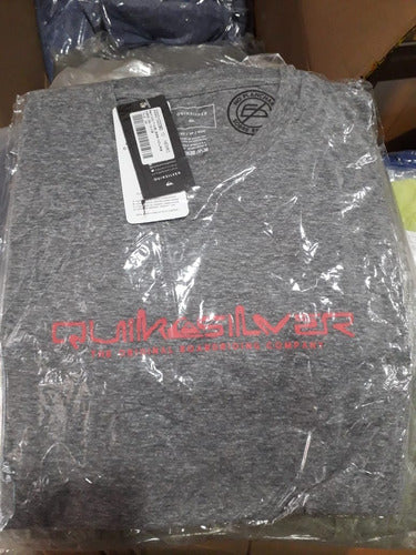 Quiksilver Remera Manga Corta Timeless Hours Hombre Original 5