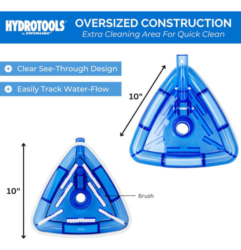 Cabezal Triangular Limpieza Piscinas Aspiradora 3