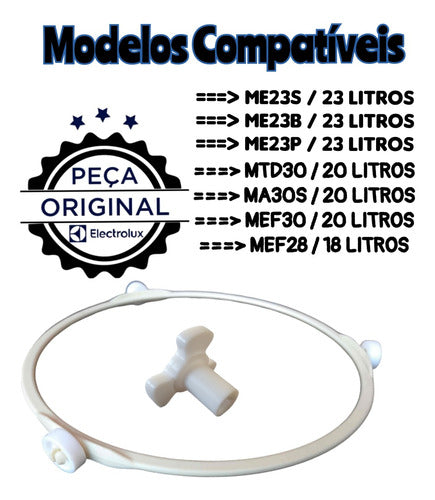 Arco Eixo Girador Do Prato Microondas Eletrolux Mtd30 Ma30s 2