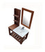 70cm Hanging Wood Vanity with Basin and Mirror - Free Shipping 88