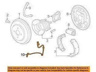 Sensor Abs Rueda Delantero Izquierdo Prisma Onix 1