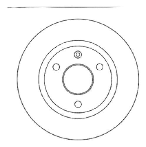 Disco Freno Delantero (238mm) Citroen Ax 92-98 0