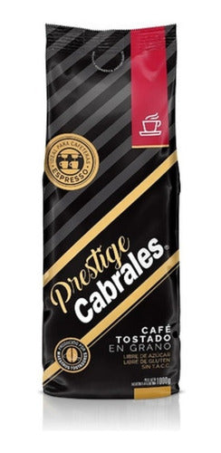 Cafe Cabrales En Grano Prestige Tostado X 1 Kg - 2 Unidades 0