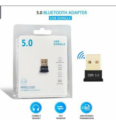 Adaptador Usb Bluetooth Para Pc 5.0 1