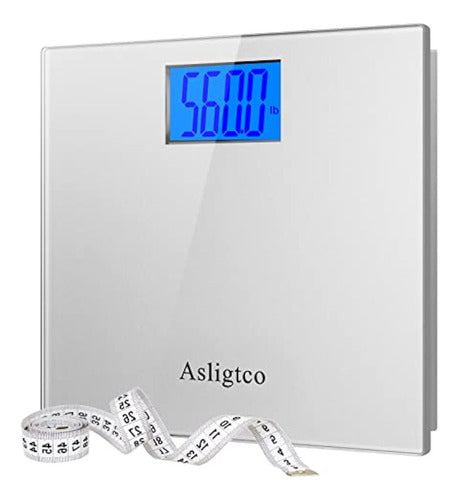 Asligtco High Capacity Bathroom Scale 560 Pounds 0