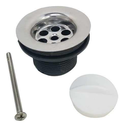 Aqualaf RS852 Drain Plunger with White Plastic Cap 0