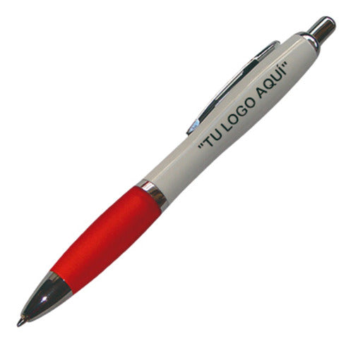 100 Personalized Retractable Pens - Madrid Model 5