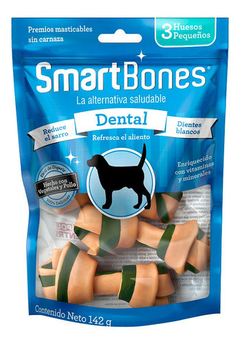 Mordedor Ossinho P/ Cachorro Smartbones Dental Pequeno 3 Un 0