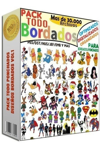 Mega Pack Matrices Para Bordados Vol1 Y Vol2 Ponchados 1