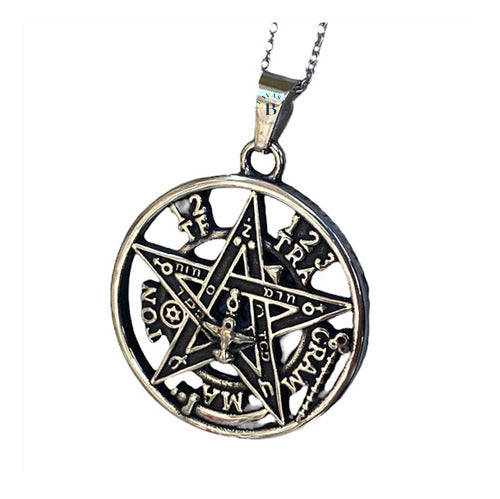 Surgical Steel Amulet Pendant Protection Luck Energy Om with Gift Chain 0