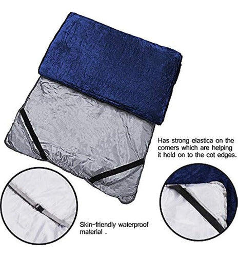 SWTMERRY Portable Crib Pads (75" x 29") for Camping and Hiking 1