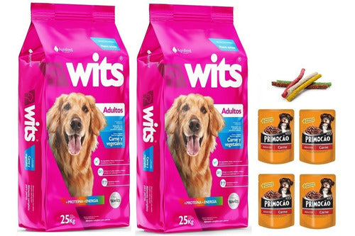 Wits Super Pack Adult 50kg with 4 Sauces and Snacks 0