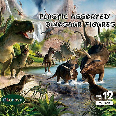 X 12 Dinosaurios Set Juguetes Acción Figura Juegos Educativo 0