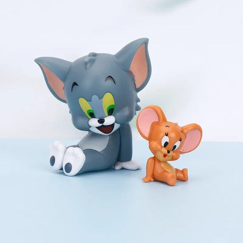 Tomy Tom Y Jerry Gato Y Ratón Mini Figuras Animé Muñecos Juguete 2