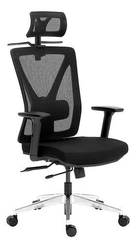 American Mesh Ergonomic Office Chair High Quality Uruguay Aluminum 3