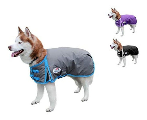 Derby Originals Solid Color 600D Horse-Resistant Waterproof Dog Coat 0