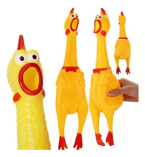 Kingdom Pet Shop Chicken Toy for Dogs with Squeaker Sound 3