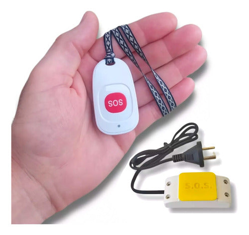 Emergency Help Button with WiFi Base + Pendant App 0